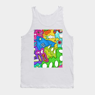 Graphic Scribble Tank Top